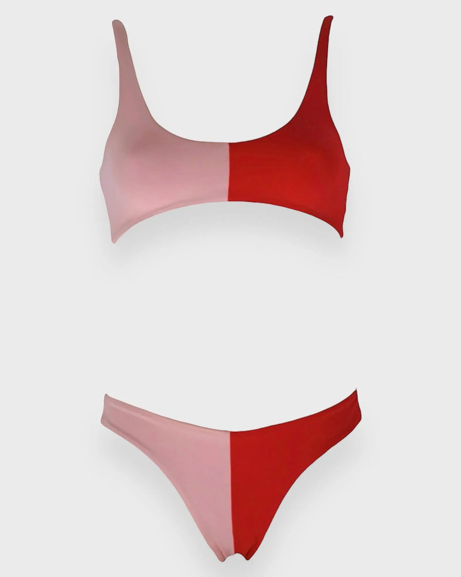CORAL Bikini Set Minimal Sustainable Swimwear