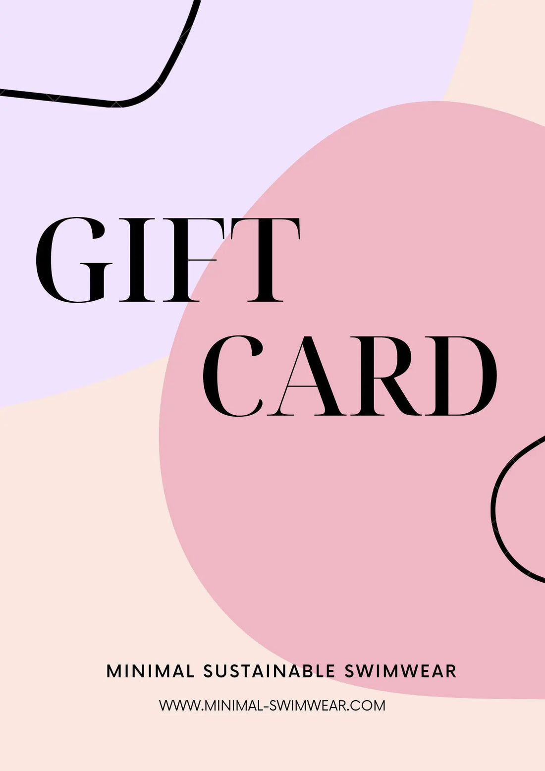 We have a gift card / voucher for you! #WELCOMETOTHECLUB Minimal Sustainable Swimwear